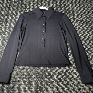 Stylish Black Prada Long Sleeve Shirt - Perfect for Any Occasion